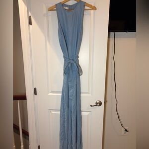 Mango | NWT Light Blue Aten Jumpsuit Size Large